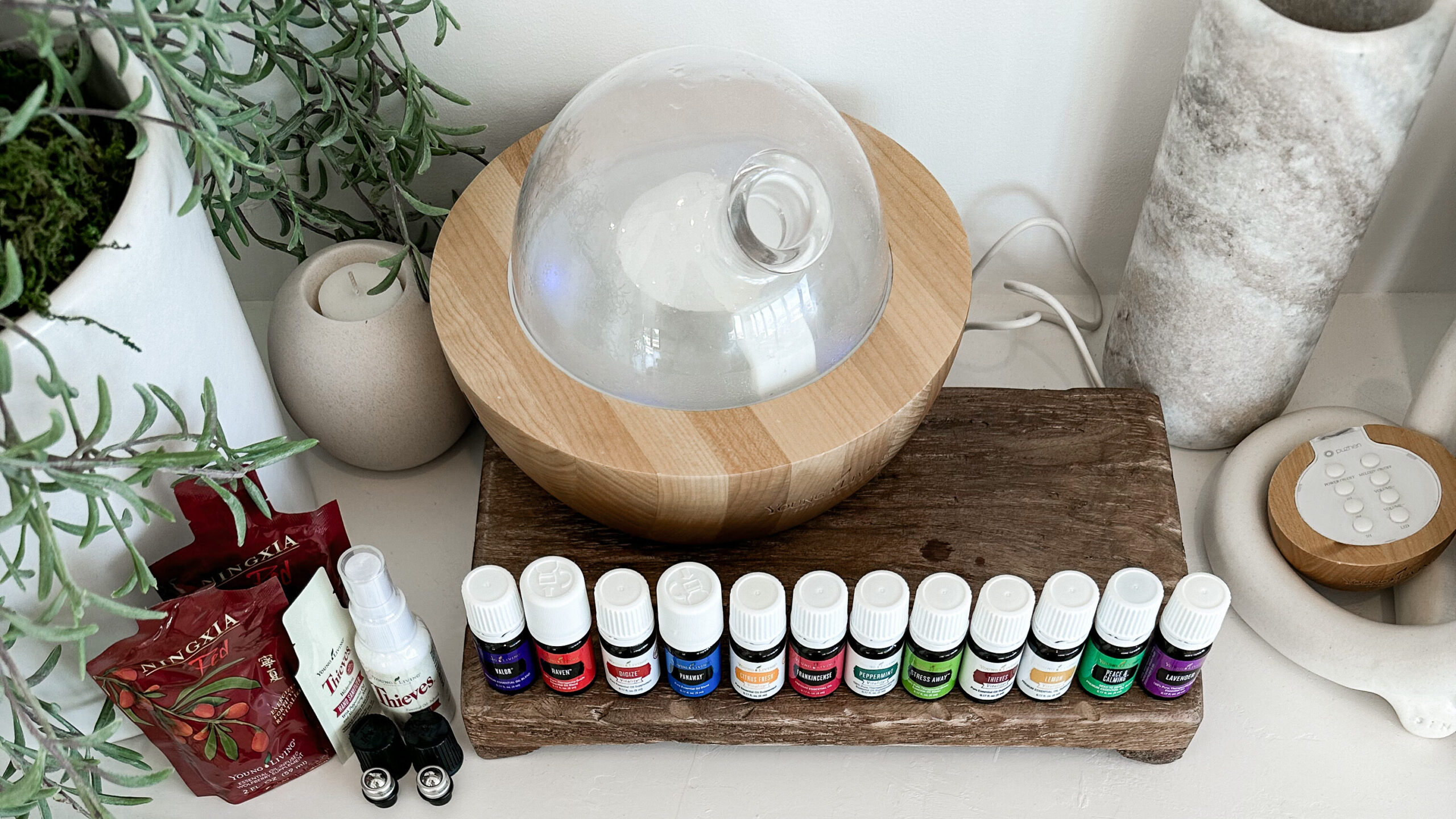 Young Living Premium Starter Bundle with Aria Diffuser